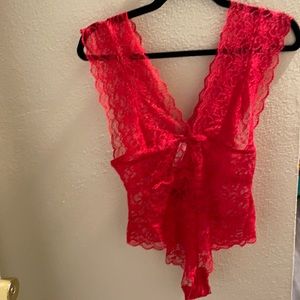 Fashion nova lace teddy